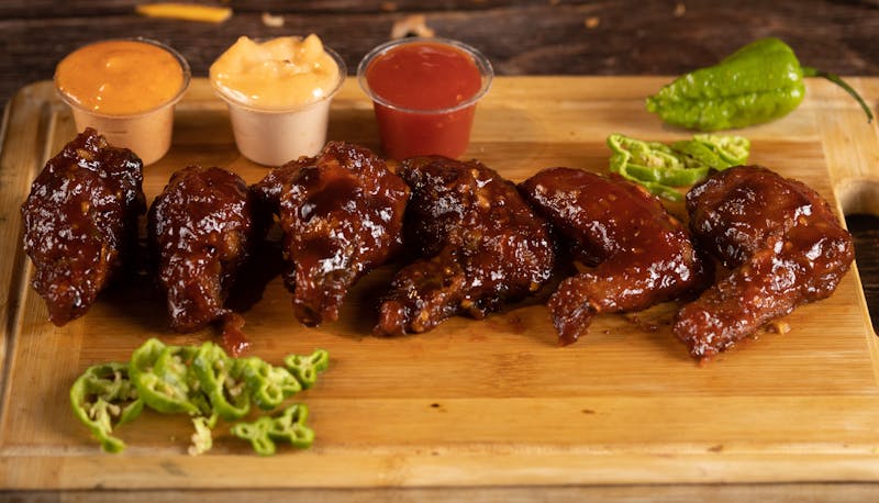 Honey BBQ Chicken Tenders at Wing Snob