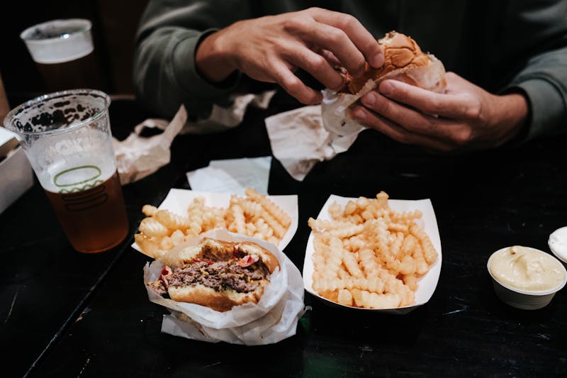 Seasoned Crinkle Cut Fries at Wing Snob